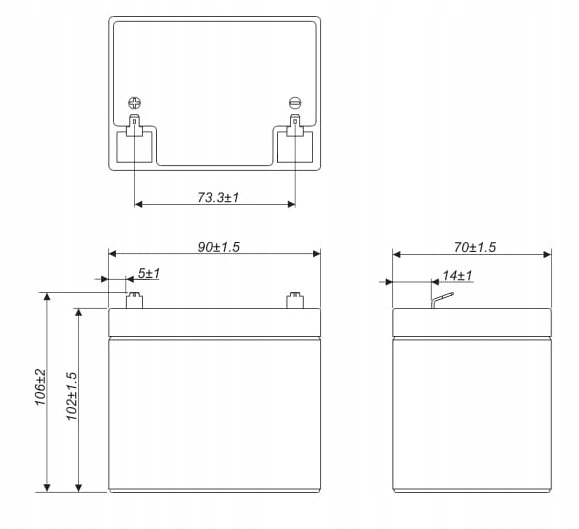 AKUMULATOR BATERIA AGM VRLA EUROPOWER EV 12V 7Ah EV 7-12 EV7 ZASILACZ UPS Marka Europower