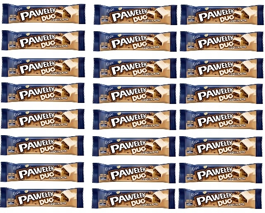 Levně 24x 45g Wedel Pawełek Duo Čokoláda Karton