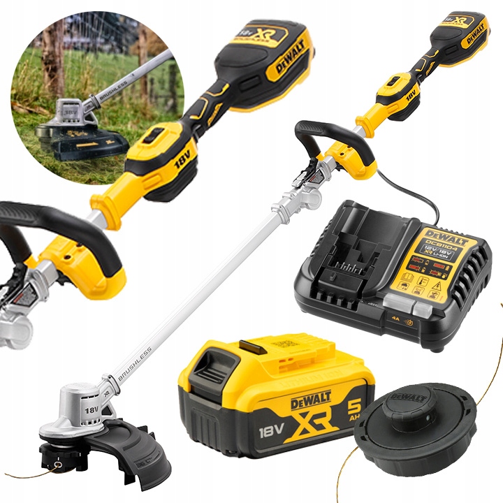 Kosa Akumulátorová Vyžínačka 36 cm DeWALT 18V Xr 1x 5Ah