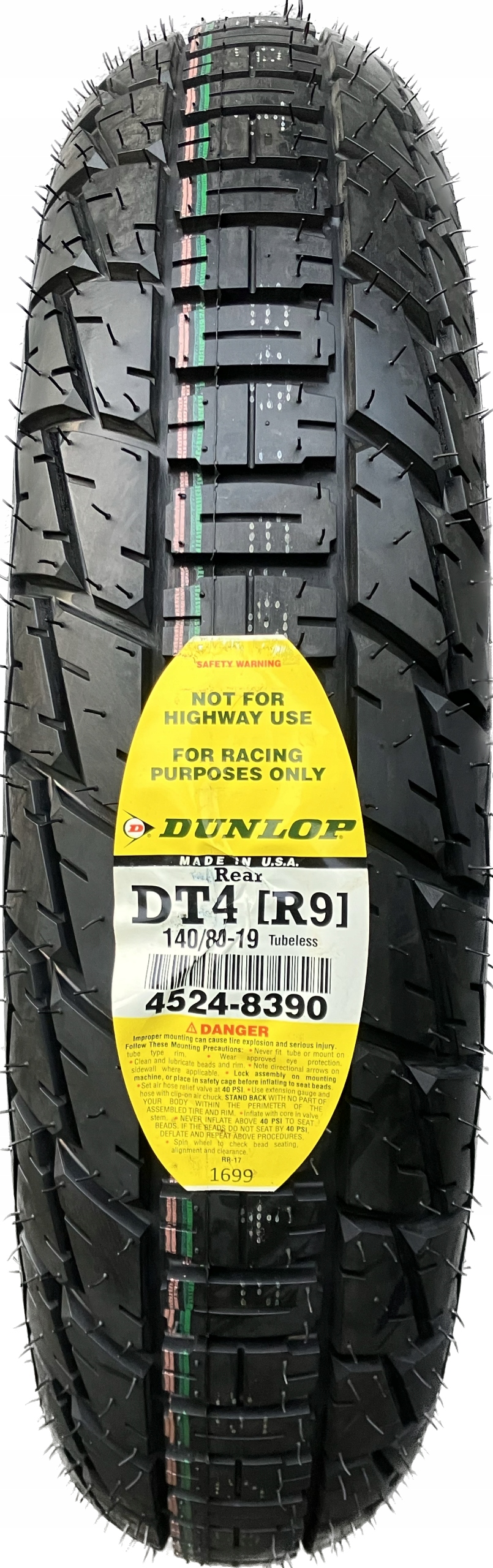 

Dunlop DT4 140/80-19 Tl R9 Flat Track Usa 2020