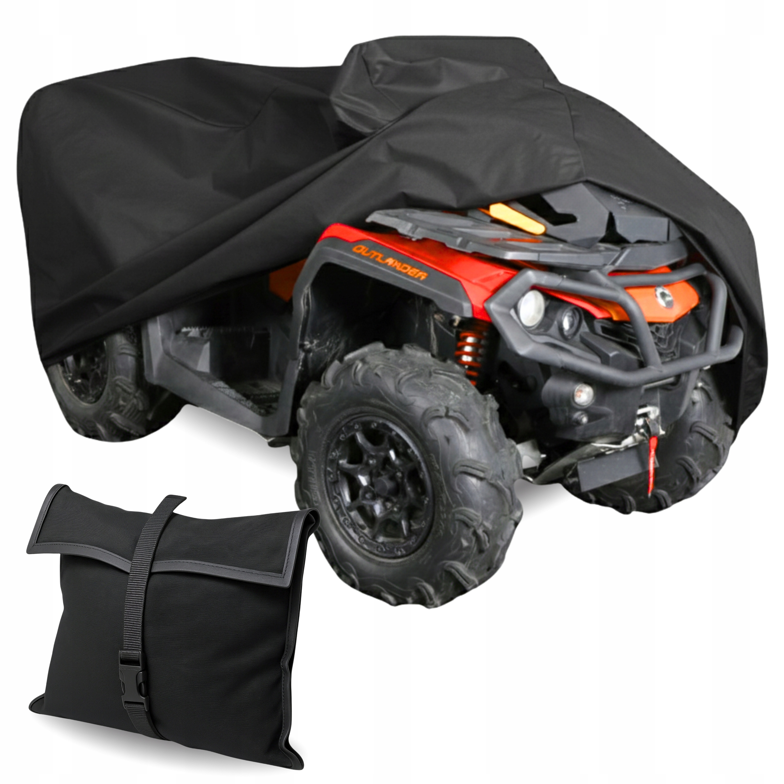 Obal na Quad XL 225-250 cm Plachta Uv ochrana Classic Černá