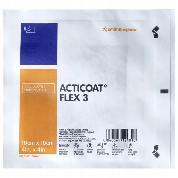 

Acticoat Flex 3 opatrunek 10 cm x 10 cm 1 sztuka