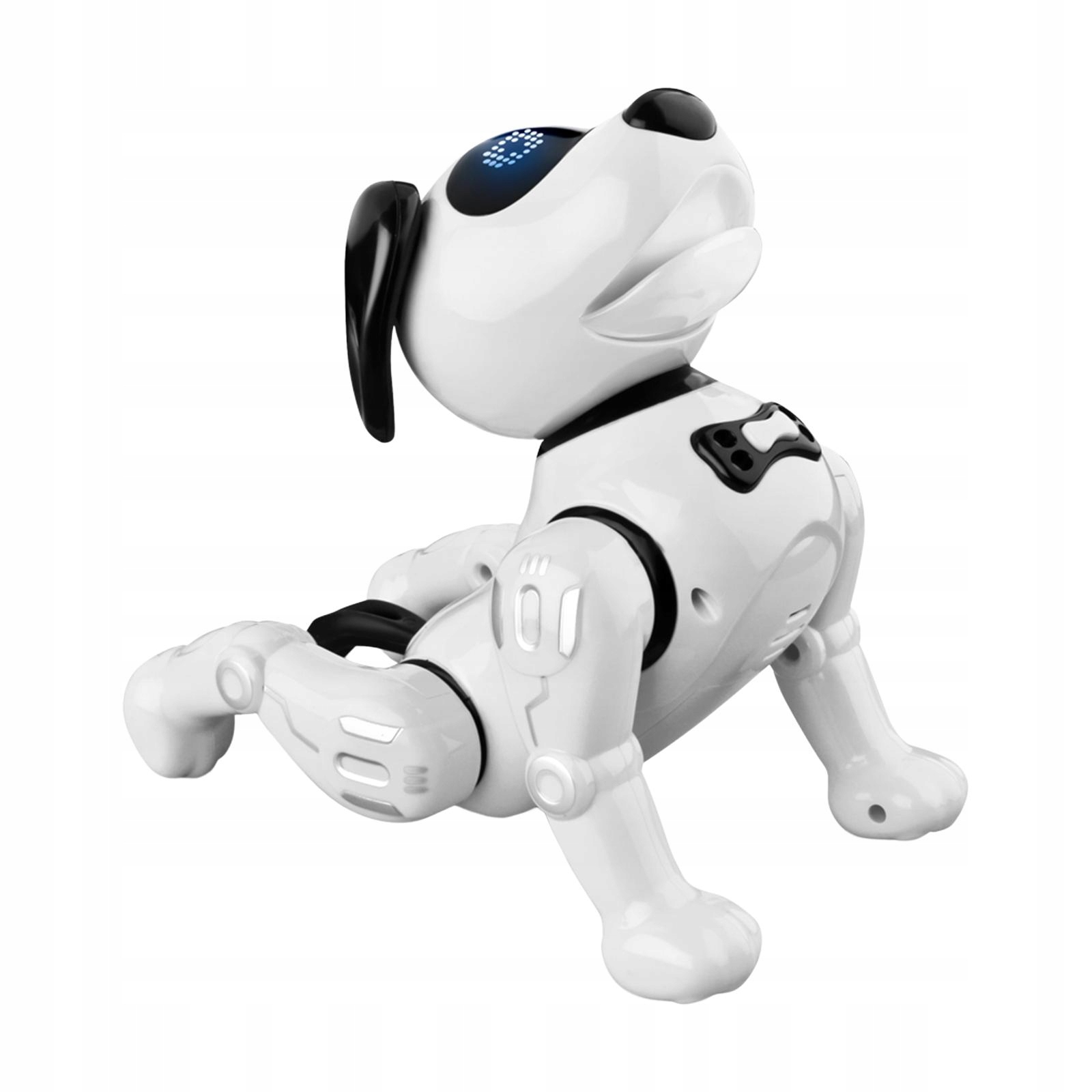 Remote Control Robot Dog Toy Smart Interactive Robotic Pet, Voice White Marka bez marki