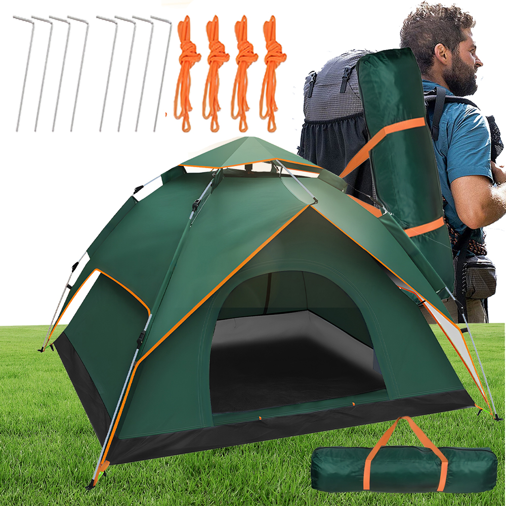Stan Kempingový Samorozkládací Voděodolný Moskytiéra Pro 4 Osoby Pop-up