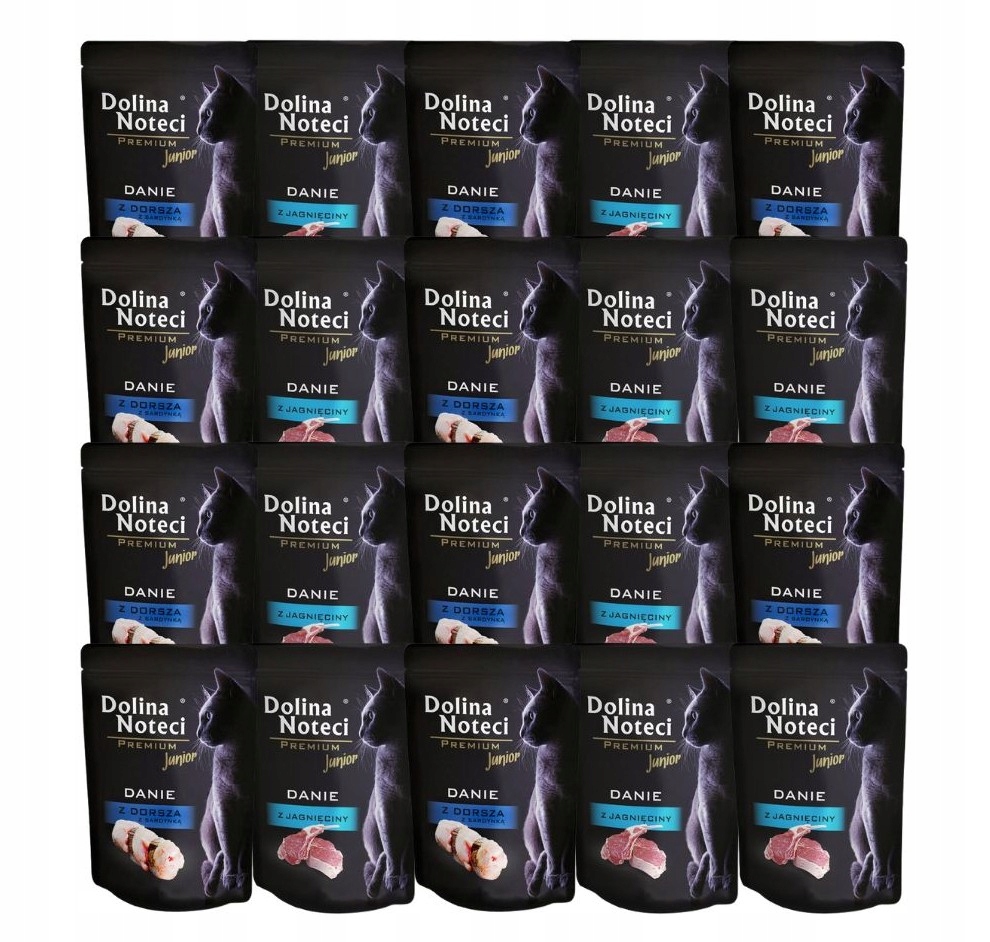 Levně Dolina Noteci Premium Danie Mokré krmivo pro kočky Junior MIX Chutí 20x85g