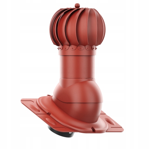 Rotačný krb Rotoline univerzálny fi 150 mm guľovitý, červený