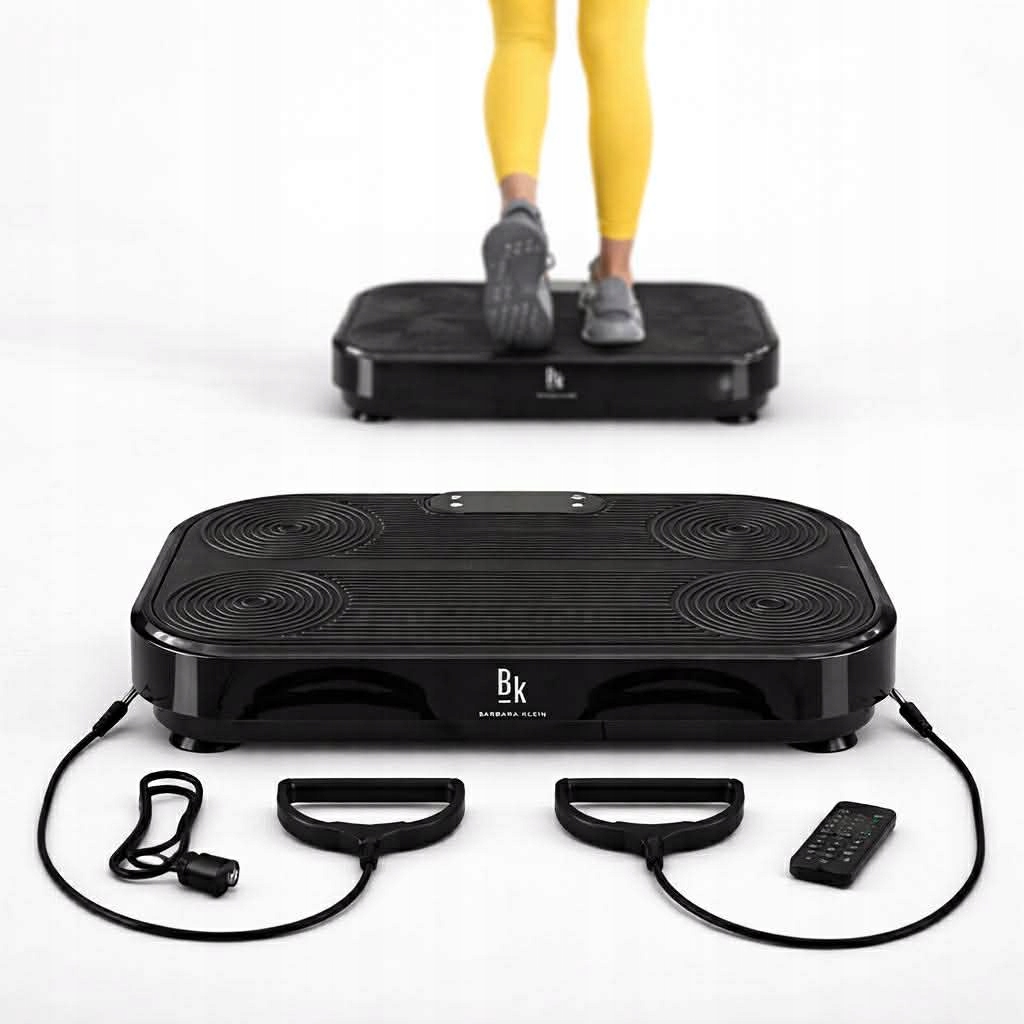 Platforma Wibracyjna Wyszczuplająca Z Linkami Fitness Trening Całego Ciała