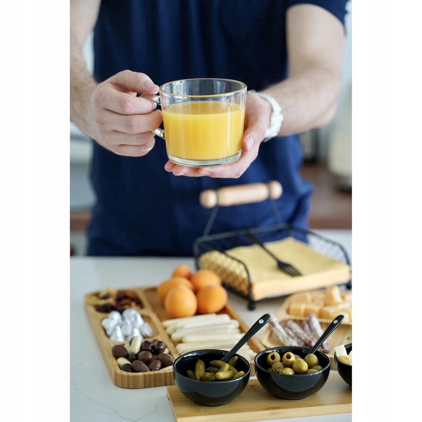 6x Szklane kubki do kawy szklanki do herbaty Tadar Wzór dominujący Bez wzoru