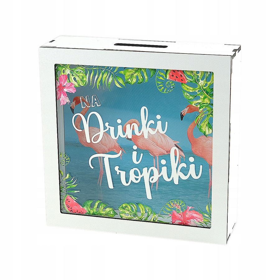 skarbonka 18x18x5cm NA DRINKI I TROPIKI — 7