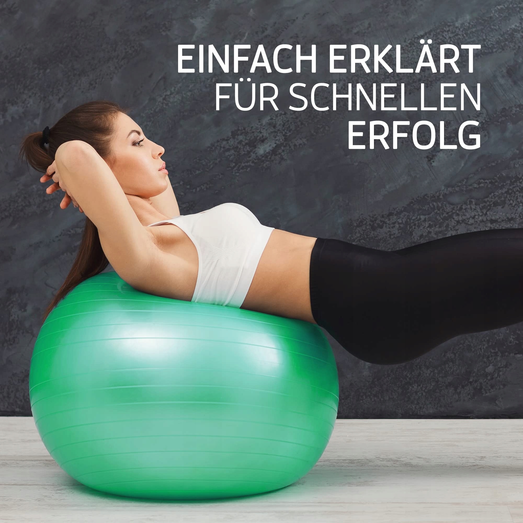 FIGGRS Zestaw Kart Treningowych 57 Ćwiczeń Fitness z Piłką Gimnastyczną — miniatura 3