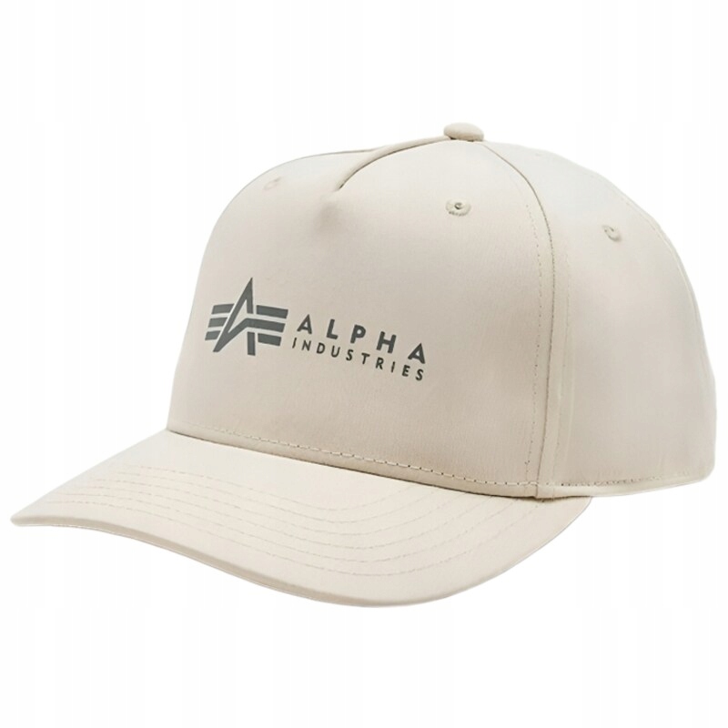 Kšiltovka baseballová Alpha Industries Alpha Cap Jet Stream White