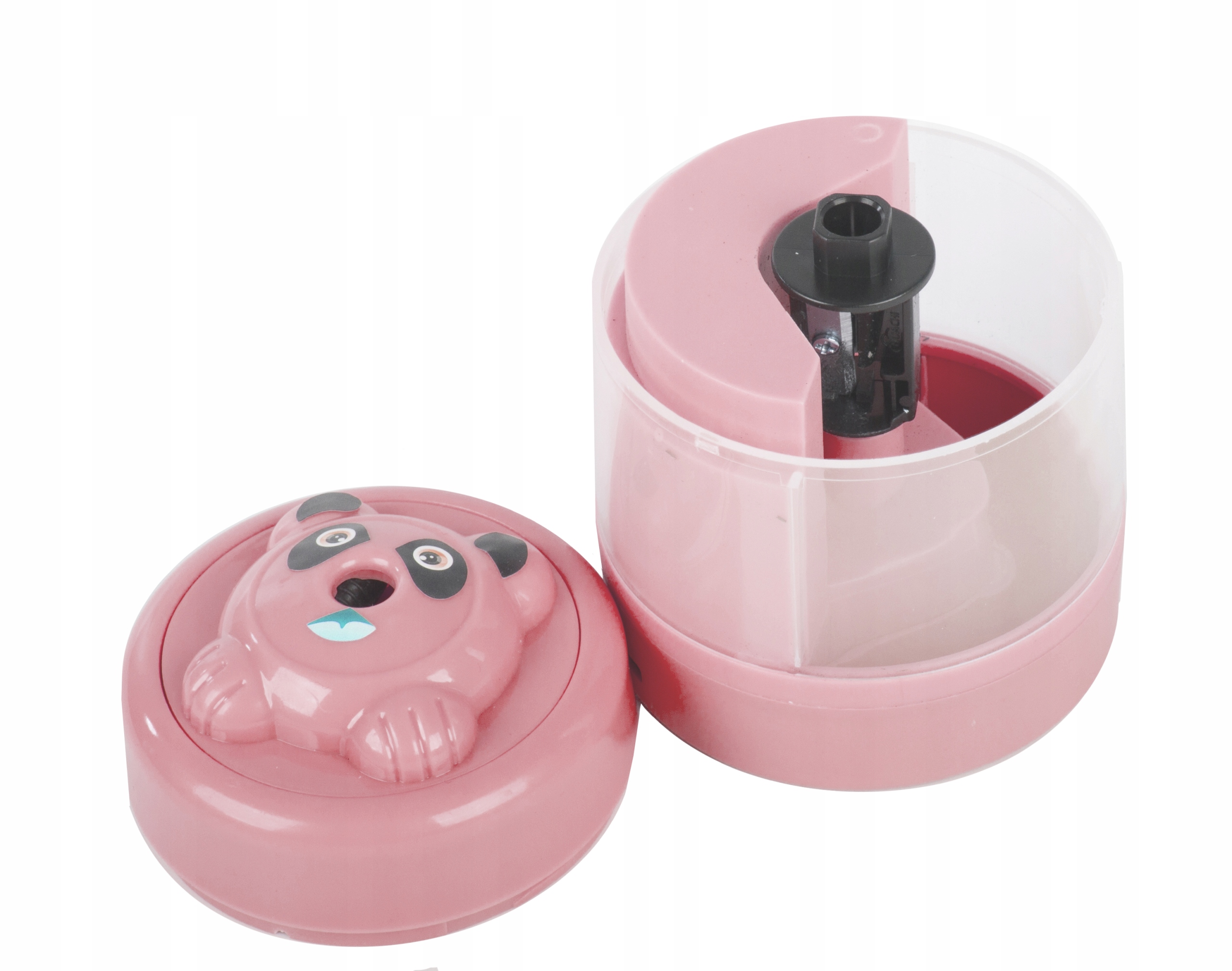 TEMPERÓWKA ELEKTRYCZNA DO KREDEK OŁÓWKÓW SZKOLNA AKUMULATOROWA USB Kolor Odcienie różu