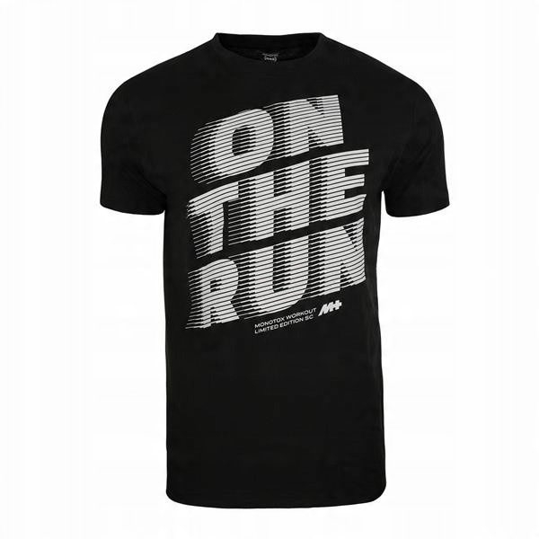 

T-shirt Męski Monotox ONTHERUN20BLACK 2XL