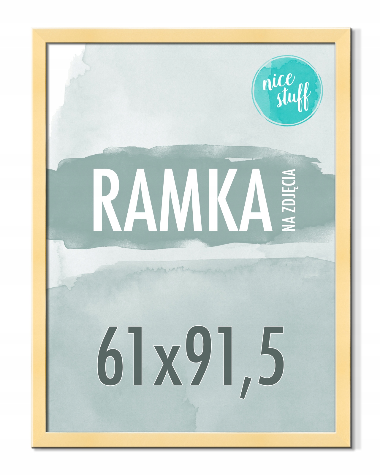 Rámeček 61x91,5 Rámeček Na Fotografie 91,5x61 Fotorámečky Zlaté