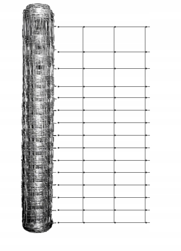 

Siatka Leśna ogrodzeniowa 160/15/30 rolka 50 mb