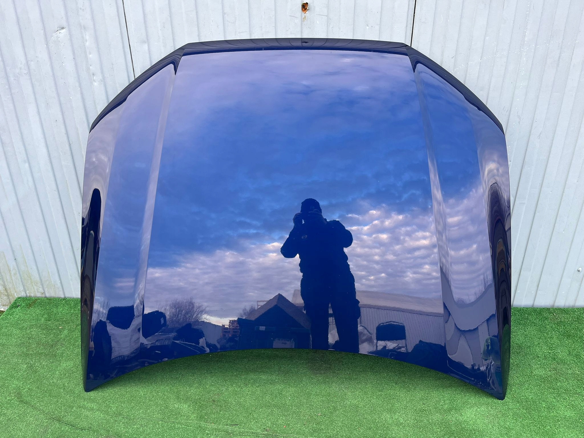 AUDI Q7 4M MASKA POKRYWA SILNIKA NIEBIESKA LX5H