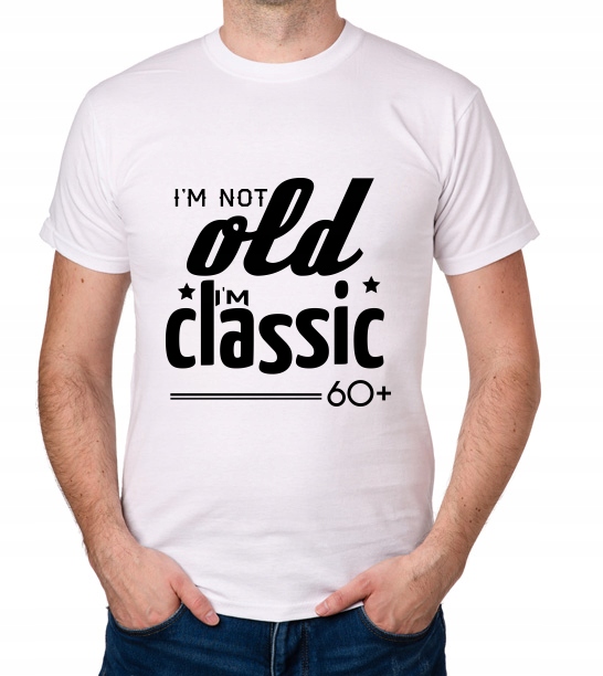 

koszulka 60+ Lat prezent