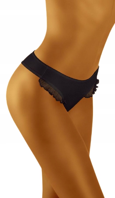 

Wolbar Stringi Cancan Czarne S