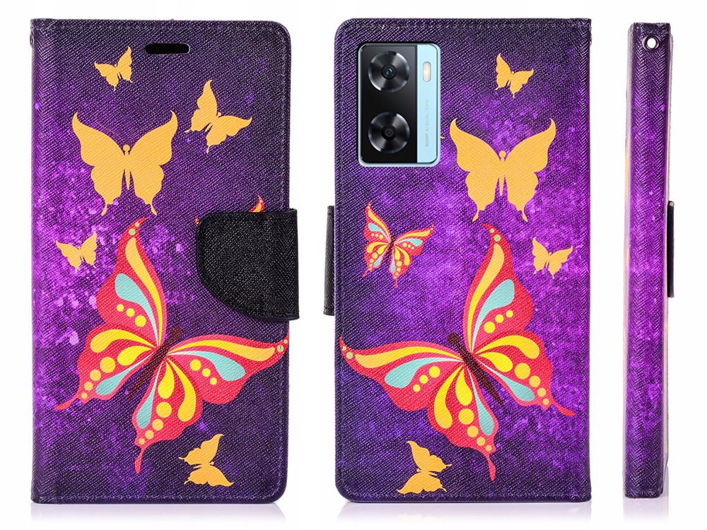 

Etui Portfel Case Do Oppo A57s A57 4G Szkło