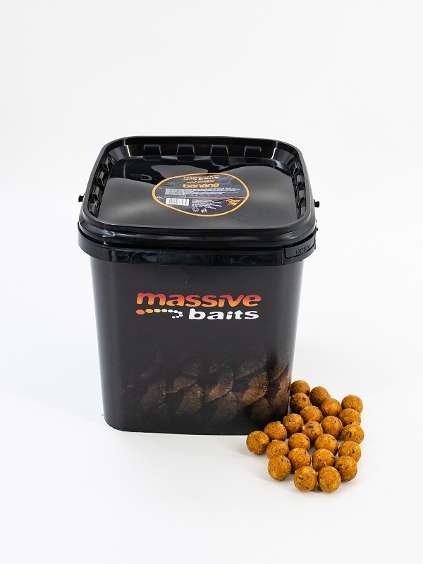 Massive Baits Kulki Proteinowe Eco Boilies Banana 18mm 3kg