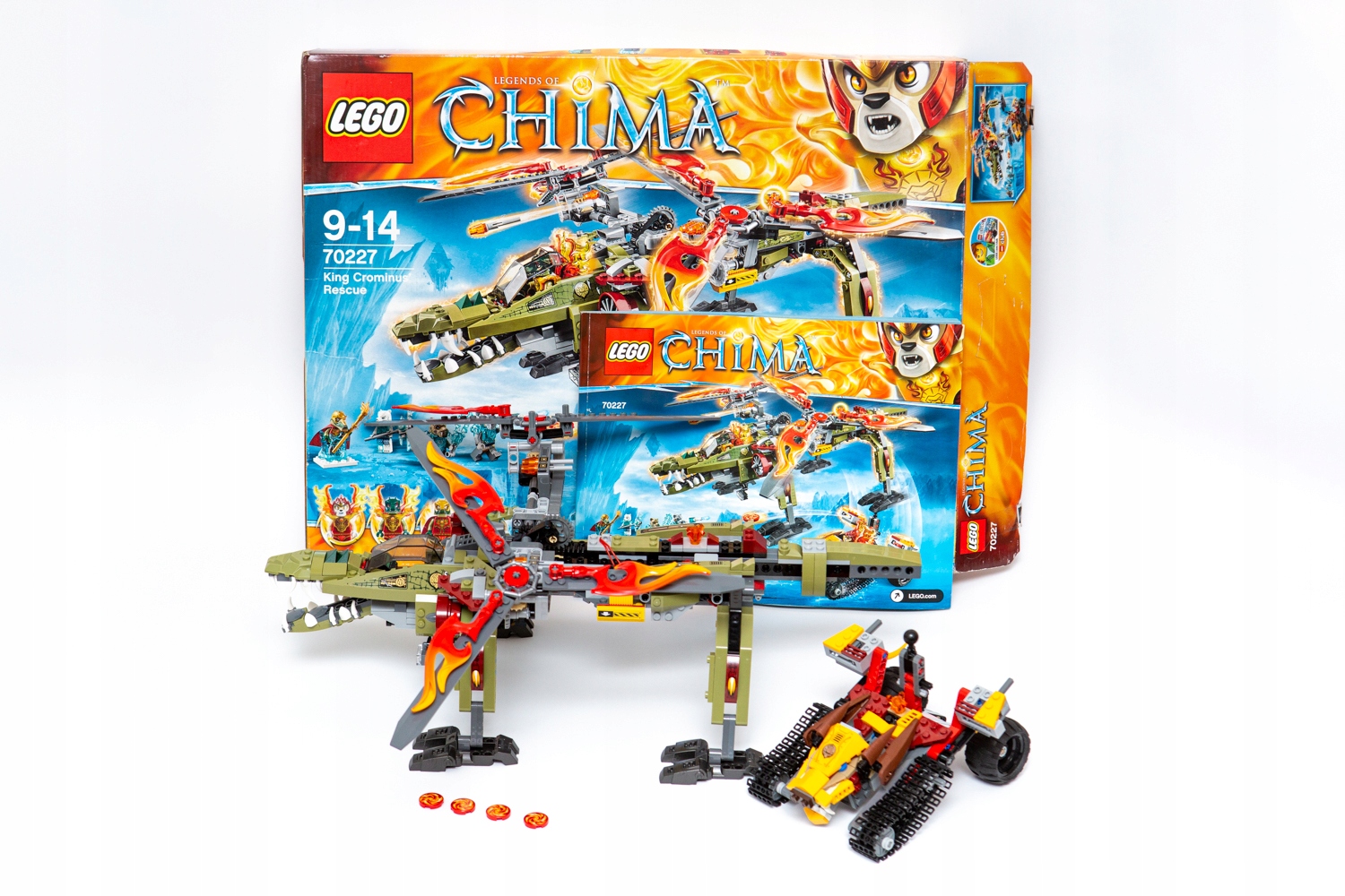 neutral fest modvirke LEGO Chima 70227 King Crominus' Rescue - porównaj ceny - Allegro.pl