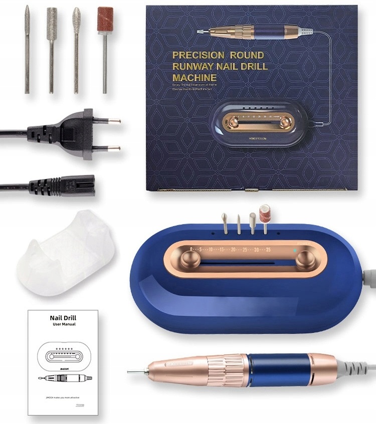 Jimdoa JMD-S103 Frezarka Do Paznokci Manicure 35W Twist Lock 35000 Rpm