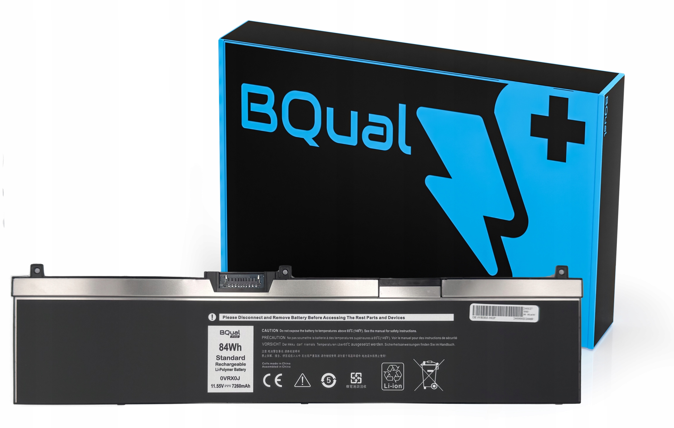 Bateria Nyfjh 0VRX0J do Dell Precision 7530 7540 7730 7740 84Wh