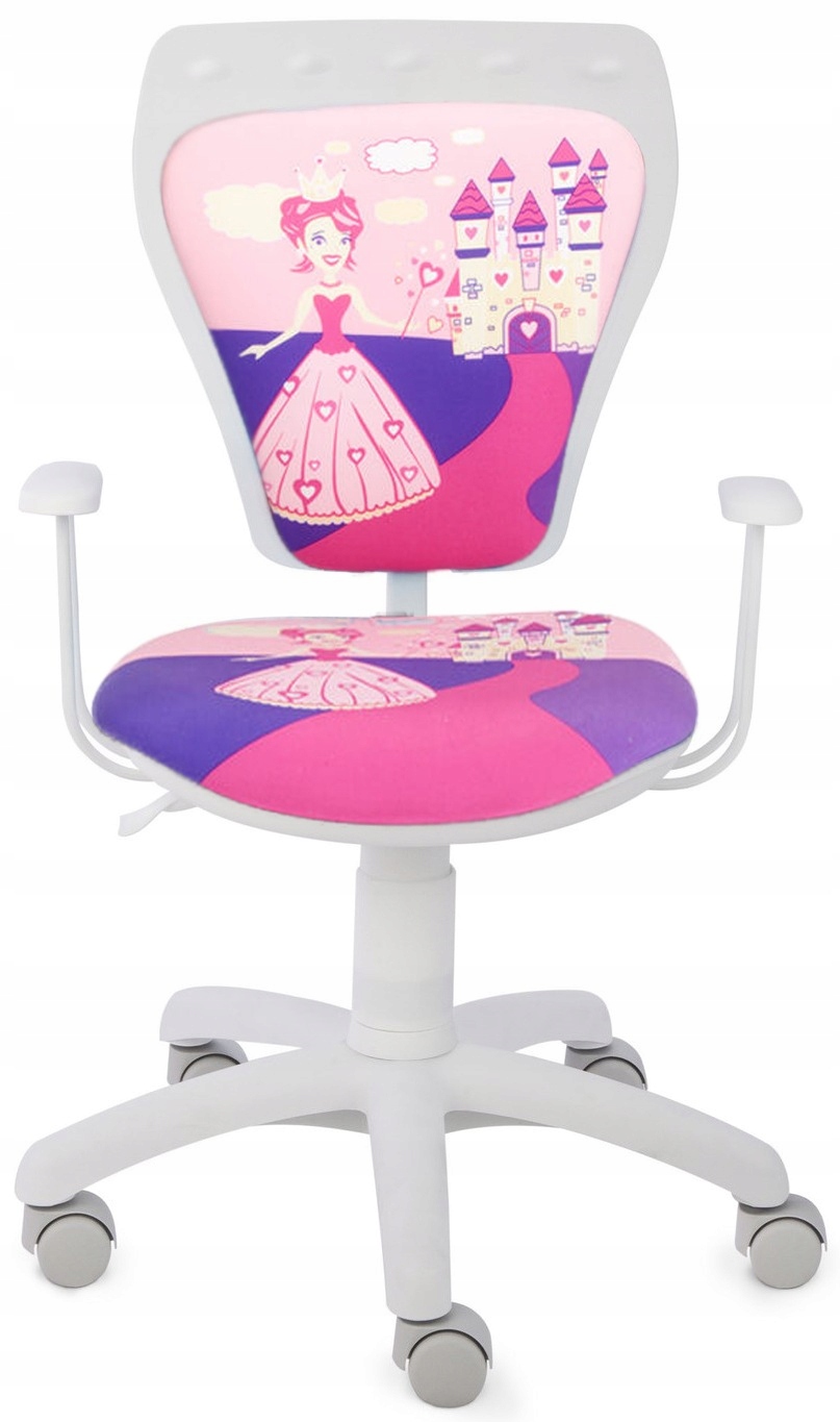 FOTEL OBROTOWY DLA DZIEWCZYNKI KSIĘŻNICZKA PRINCES