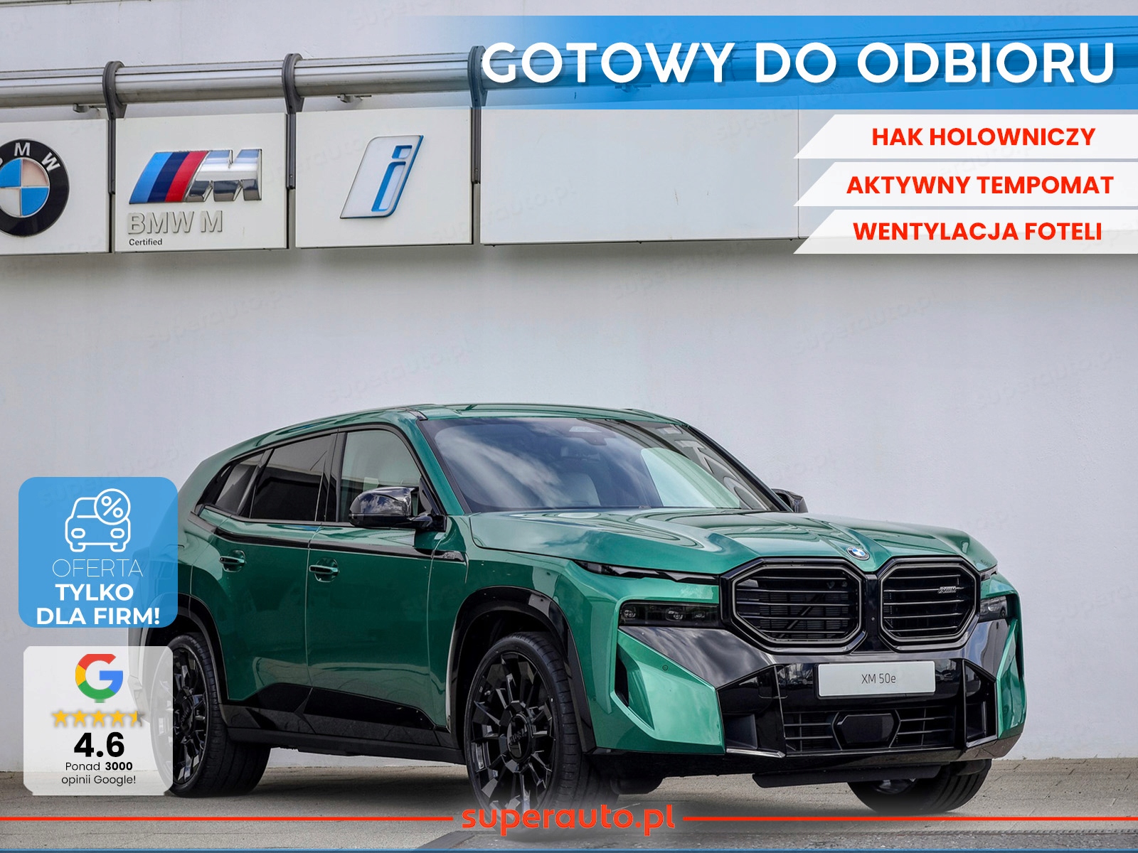 BMW XM 50e Suv 3.0 (476KM) 2025