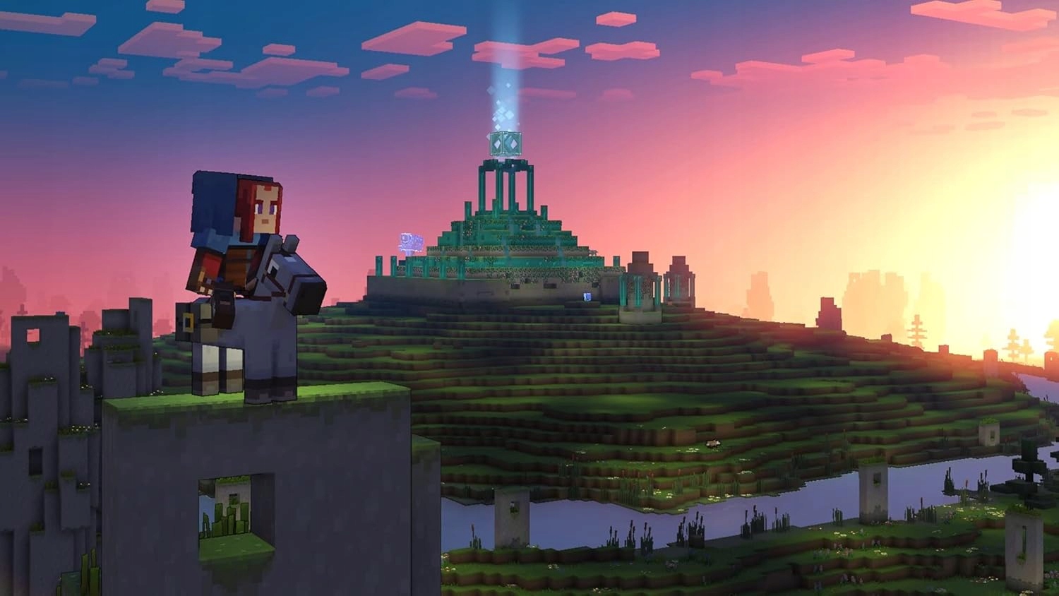 Minecraft Legends Deluxe Edition PS4 PS5 Polski Dubbing NOWA Stan opakowania oryginalne