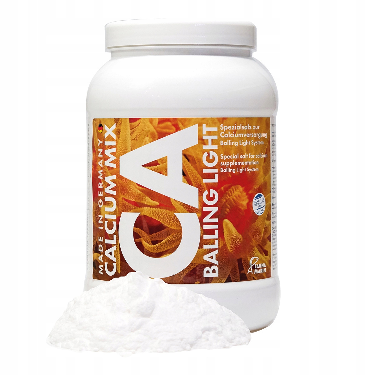 Levně Chlorid Vápenatý Do Akvária Fauna Marin Calcium MIX 2 Kg Balling Light Ro