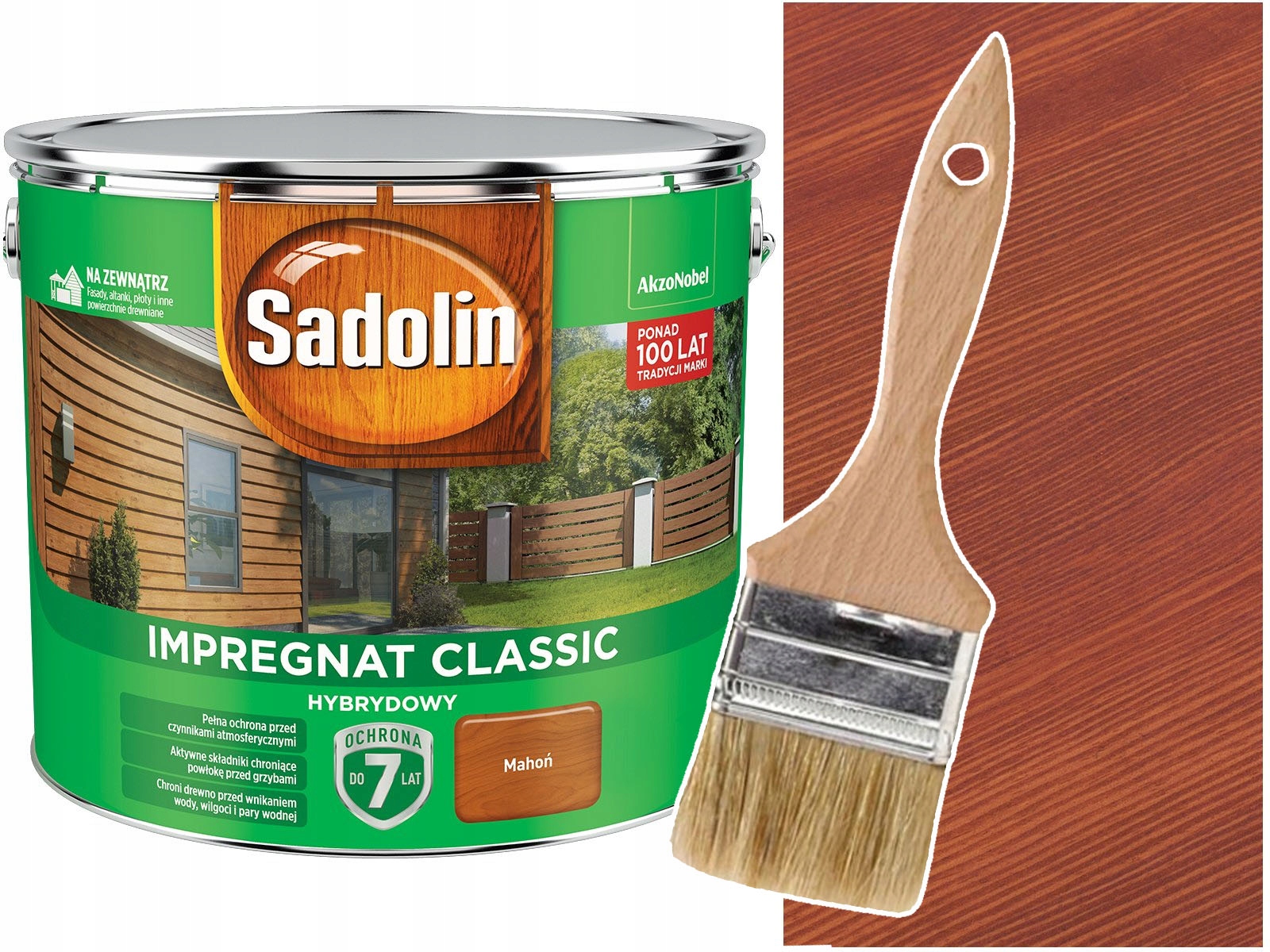 

Sadolin Classic Hybrydowy Mahoń 4,5L