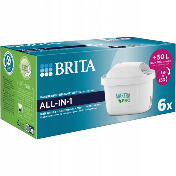 Wkład filtrujący do dzbanka Brita Maxtra Plus+ 6 szt.