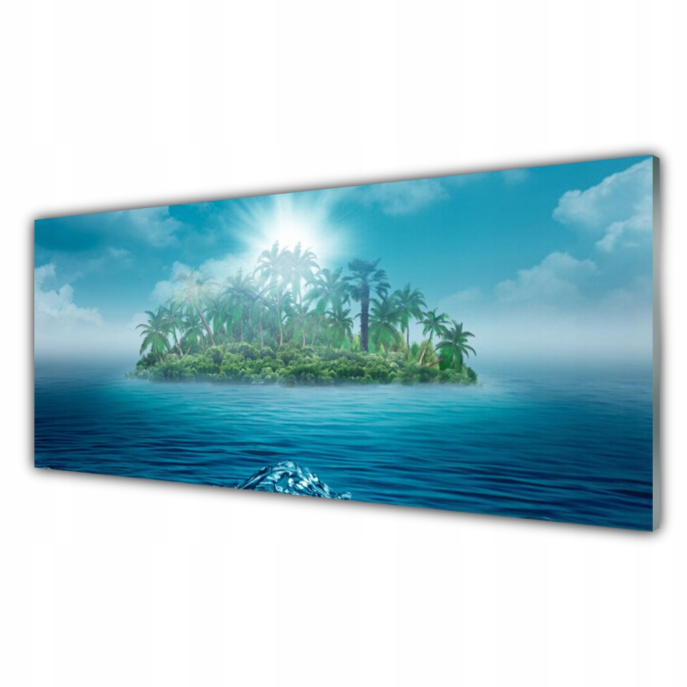

Fotoobraz z nadrukiem 125x50 Wyspa Morze Krajobraz