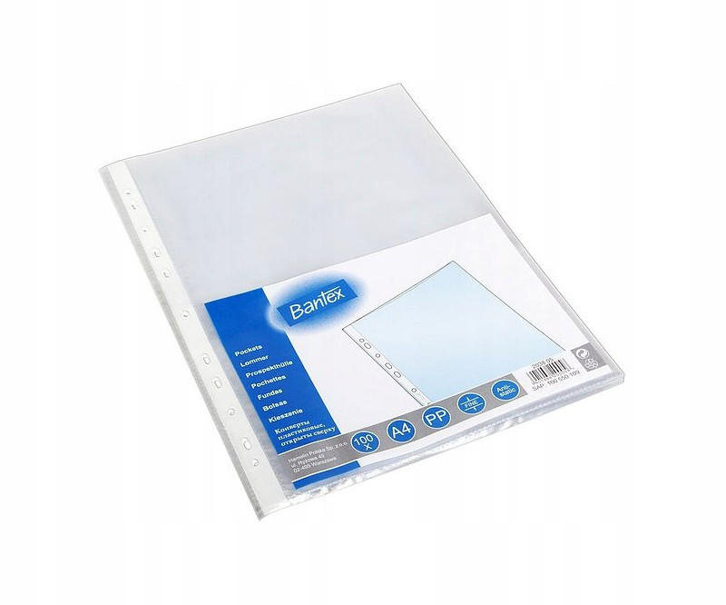 OCHRONNA KOSZULKA BEZBARWNA KOSZULKA GROSZKOWA A4 Marka Bantex