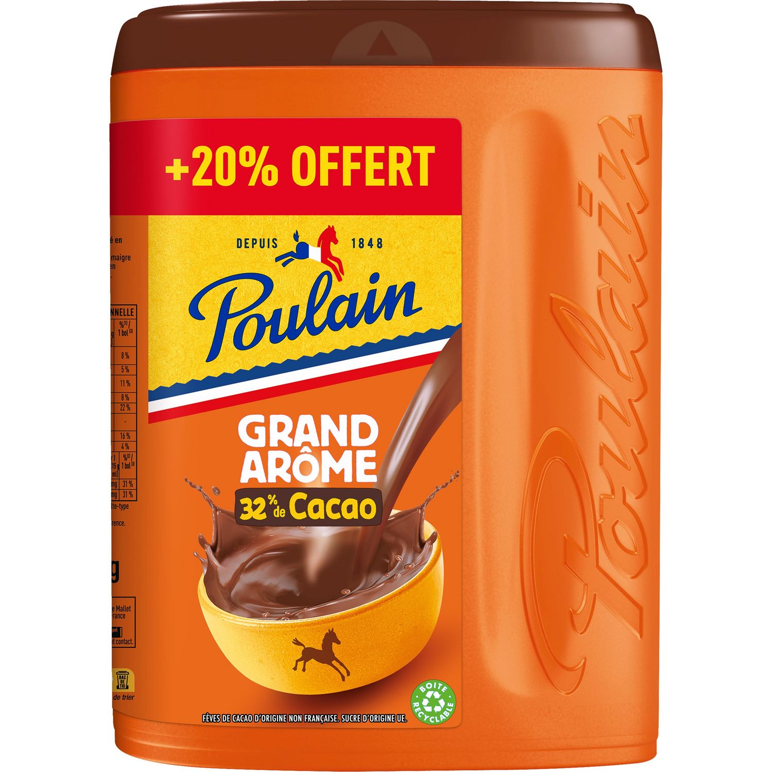 Poulain Kakao Rozpustné Francouzské 32% Kakao 960 G