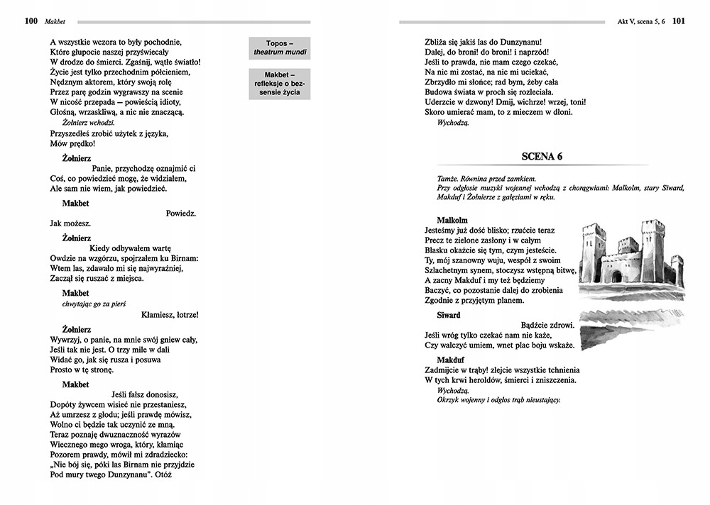 MAKBET / William Szekspir / TWARDA Gatunek Dramaty, utwory sceniczne
