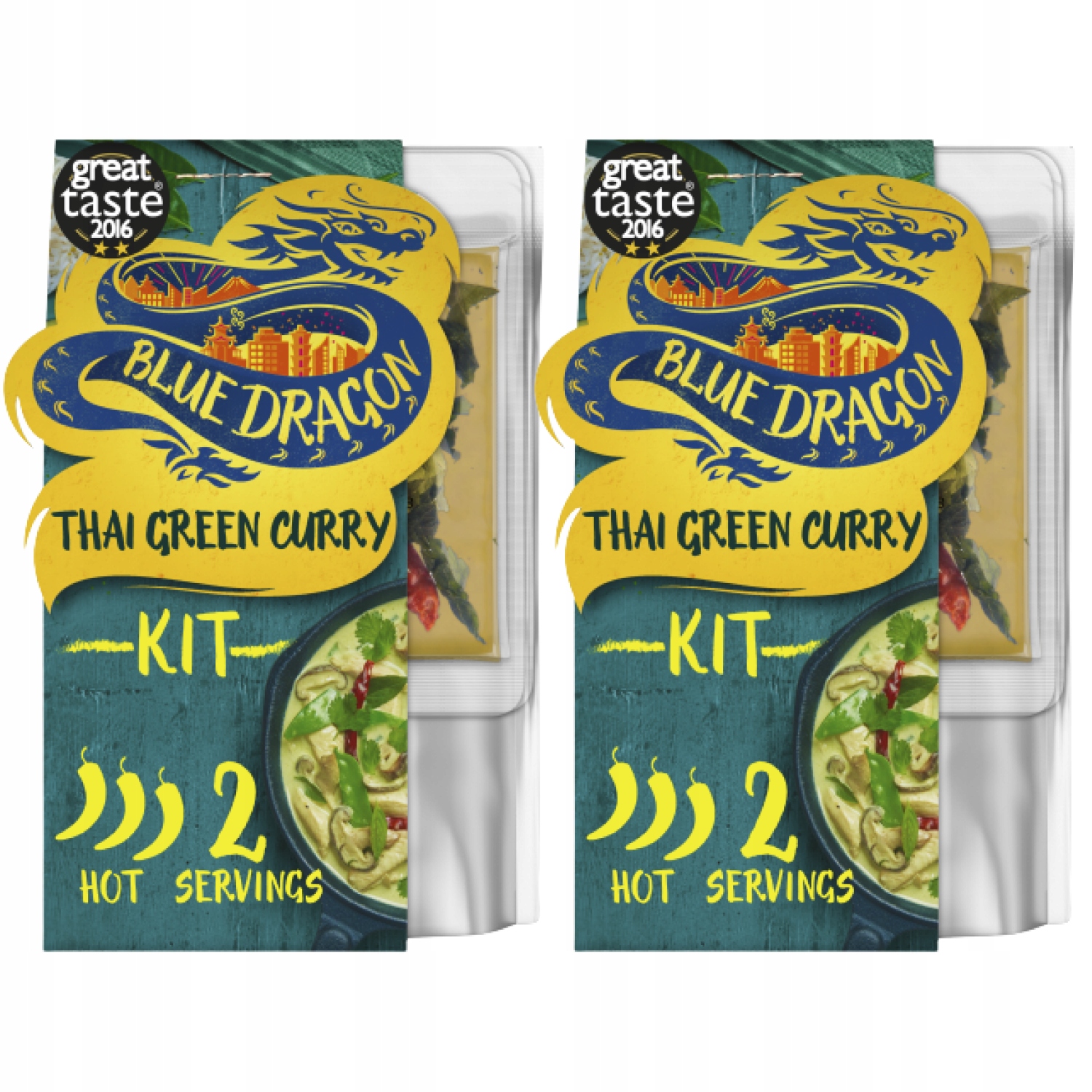 

Blue Dragon 3 Step Zestaw tajskie green curry x2
