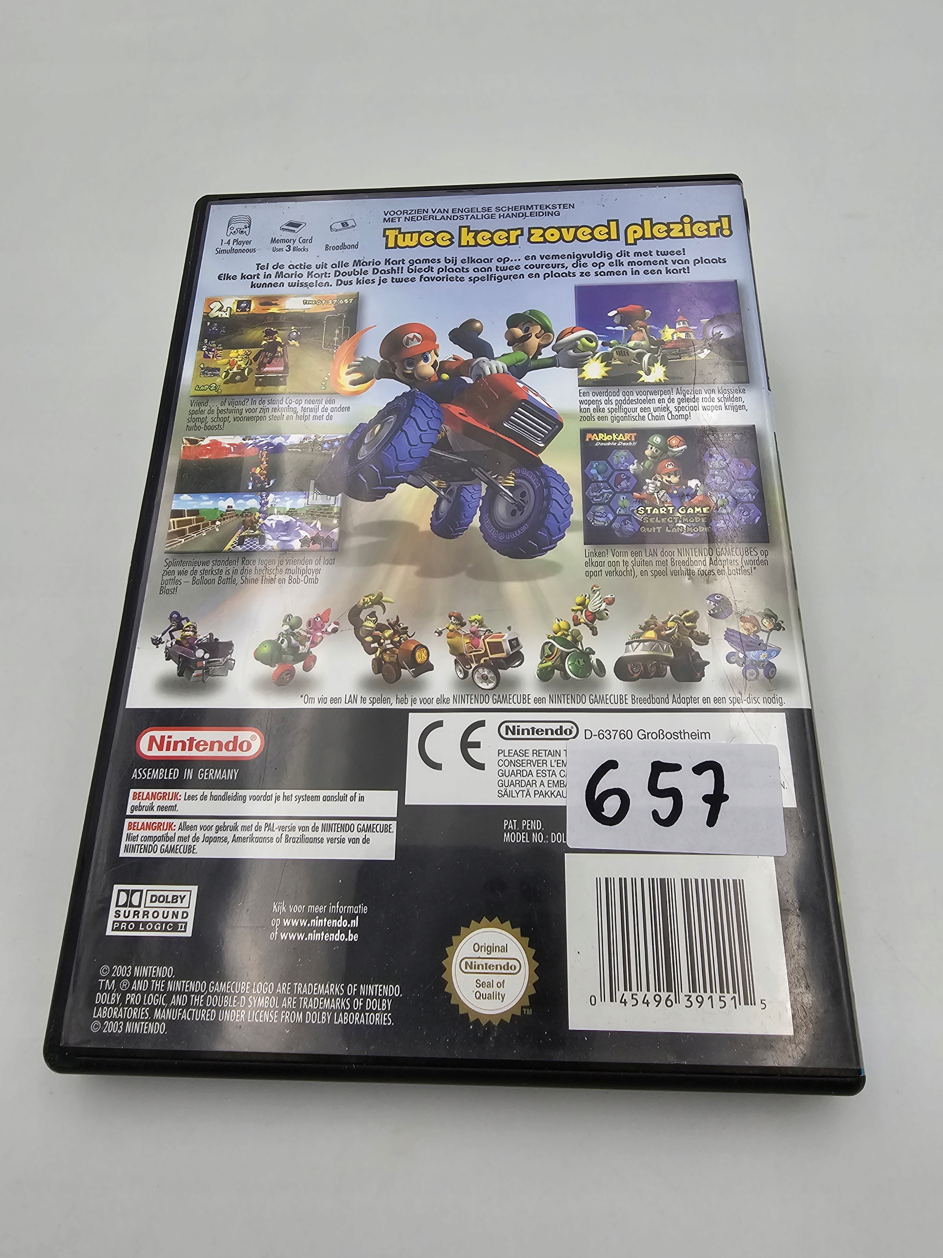 NINTENDO GAMECUBE MARIO KART DOUBLE DASH EAN (GTIN) 045496393076