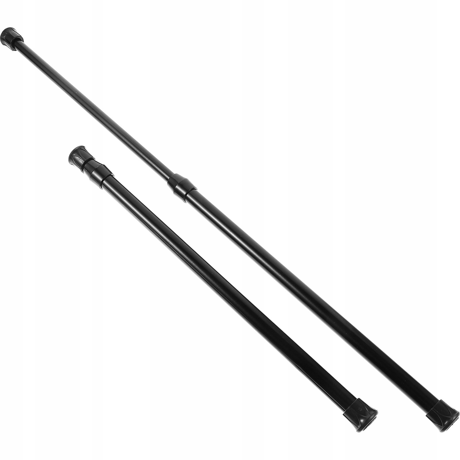 KARNISZ DRZWIOWY ZASŁONY CZARNY PRYSZNIC