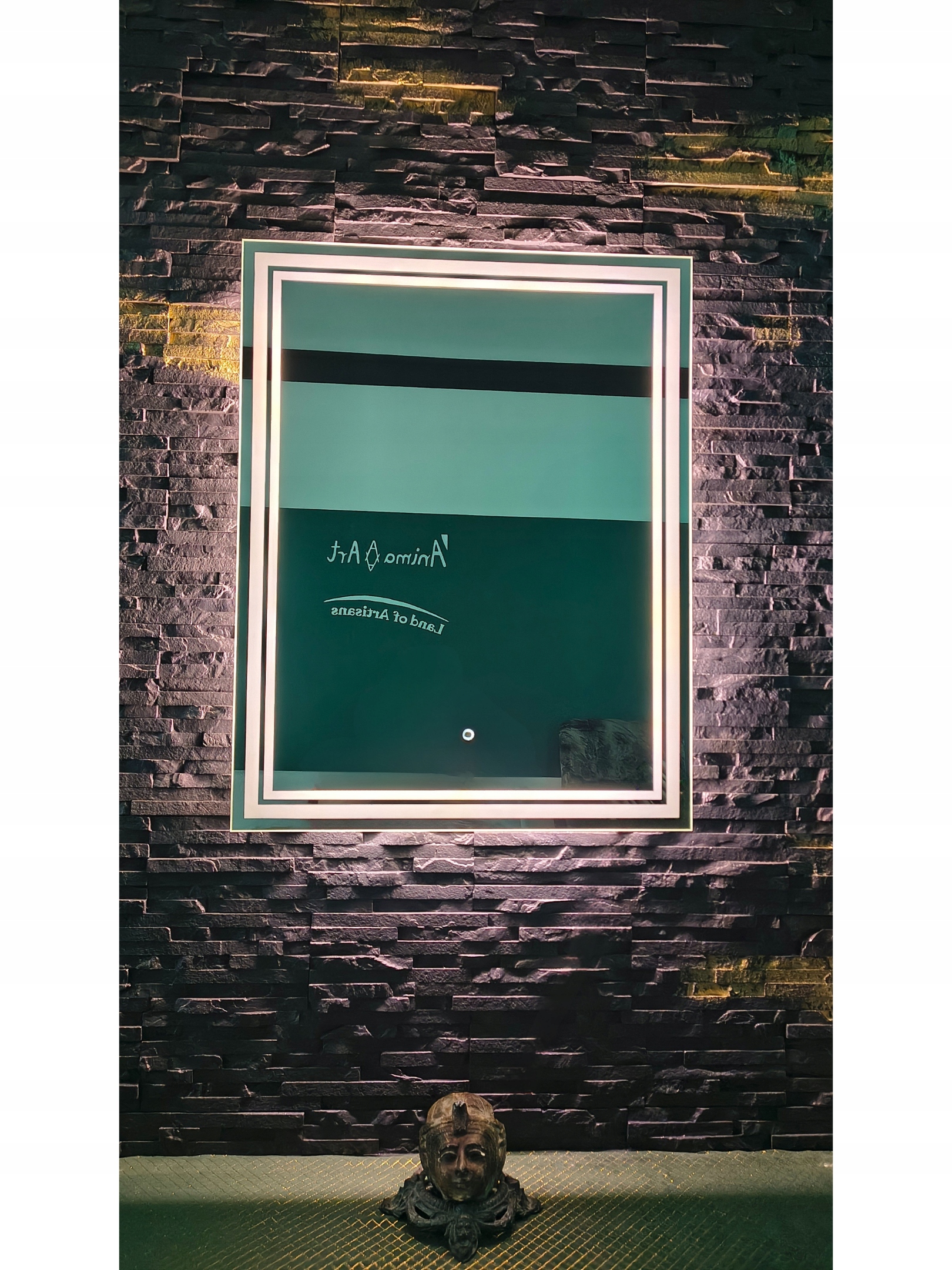 Led zrkadlo 70x50 cm Na dotyk Dom, Hotel, Šatňa, Kúpeľňa