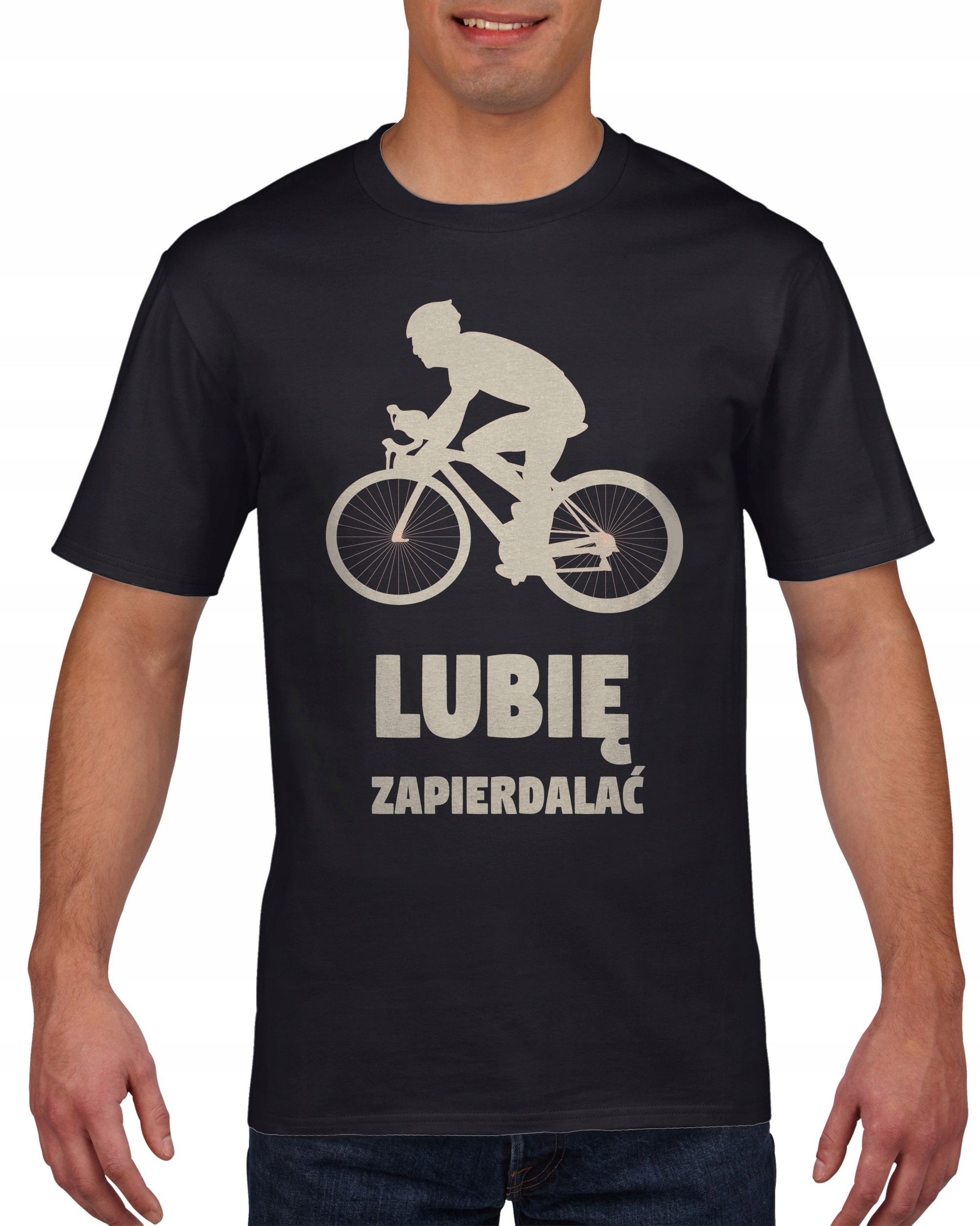 

Koszulka męska Lubie Zapierdalac Rower c XL