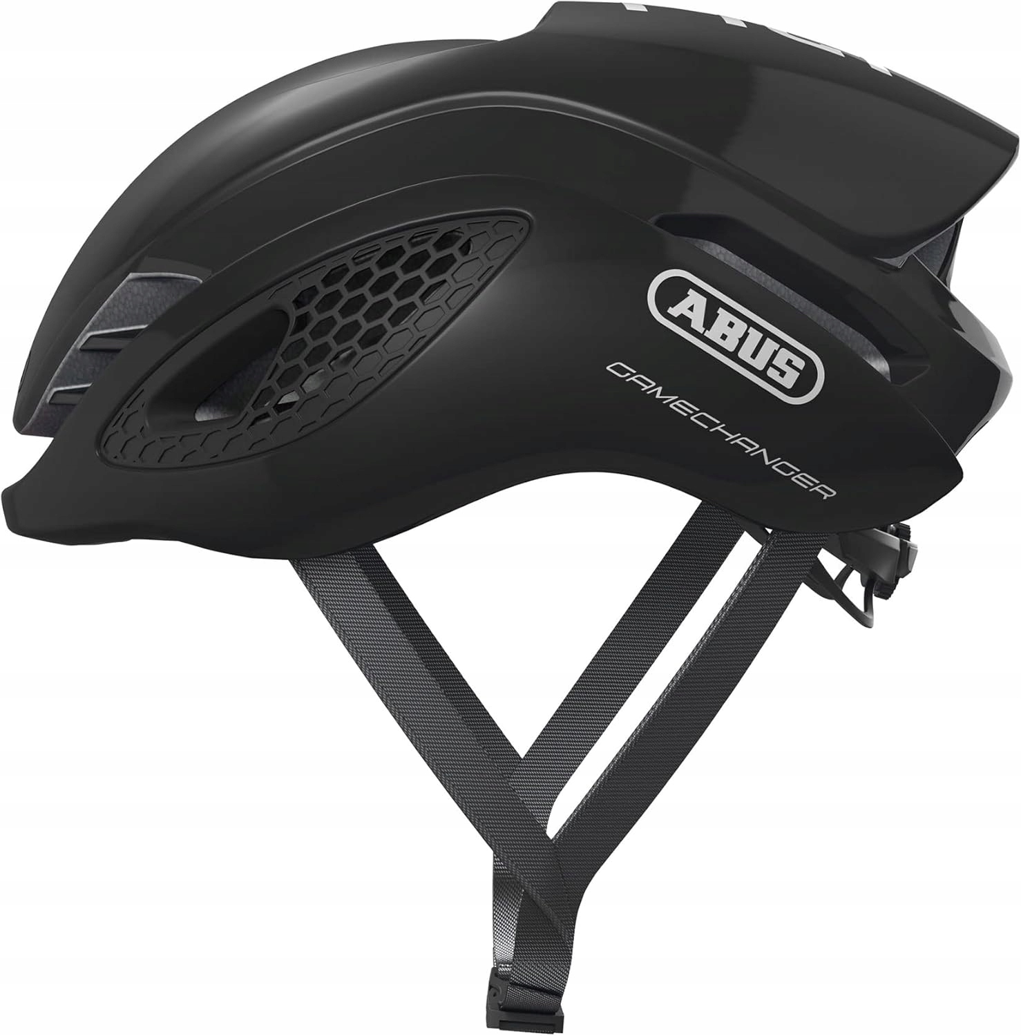 Kask rowerowy szosowy Abus GameChanger Shiny Black M 52-58cm