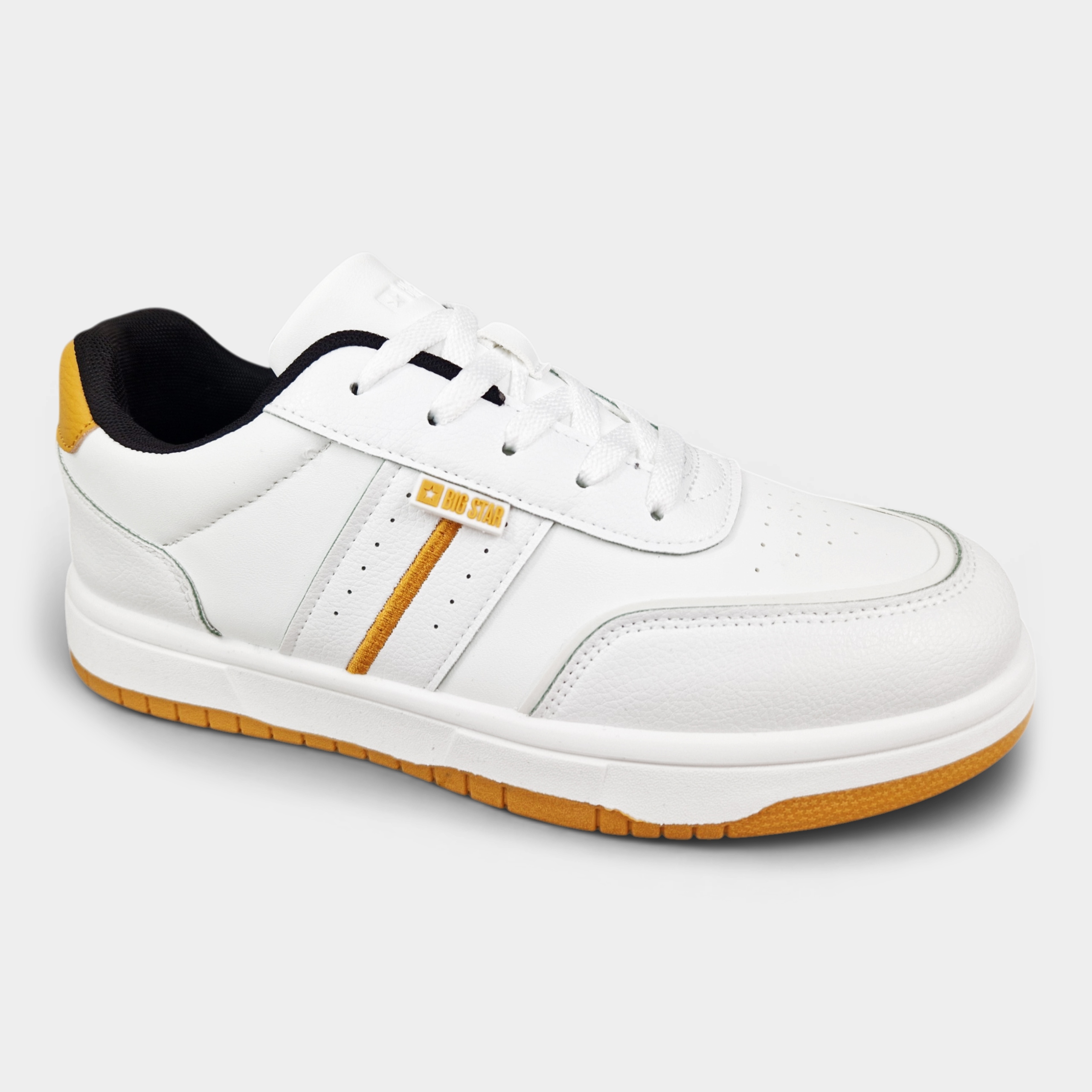 Męskie Buty Sportowe Białe Sneakersy Big Star Trampki Ekoskóra RR174264 42