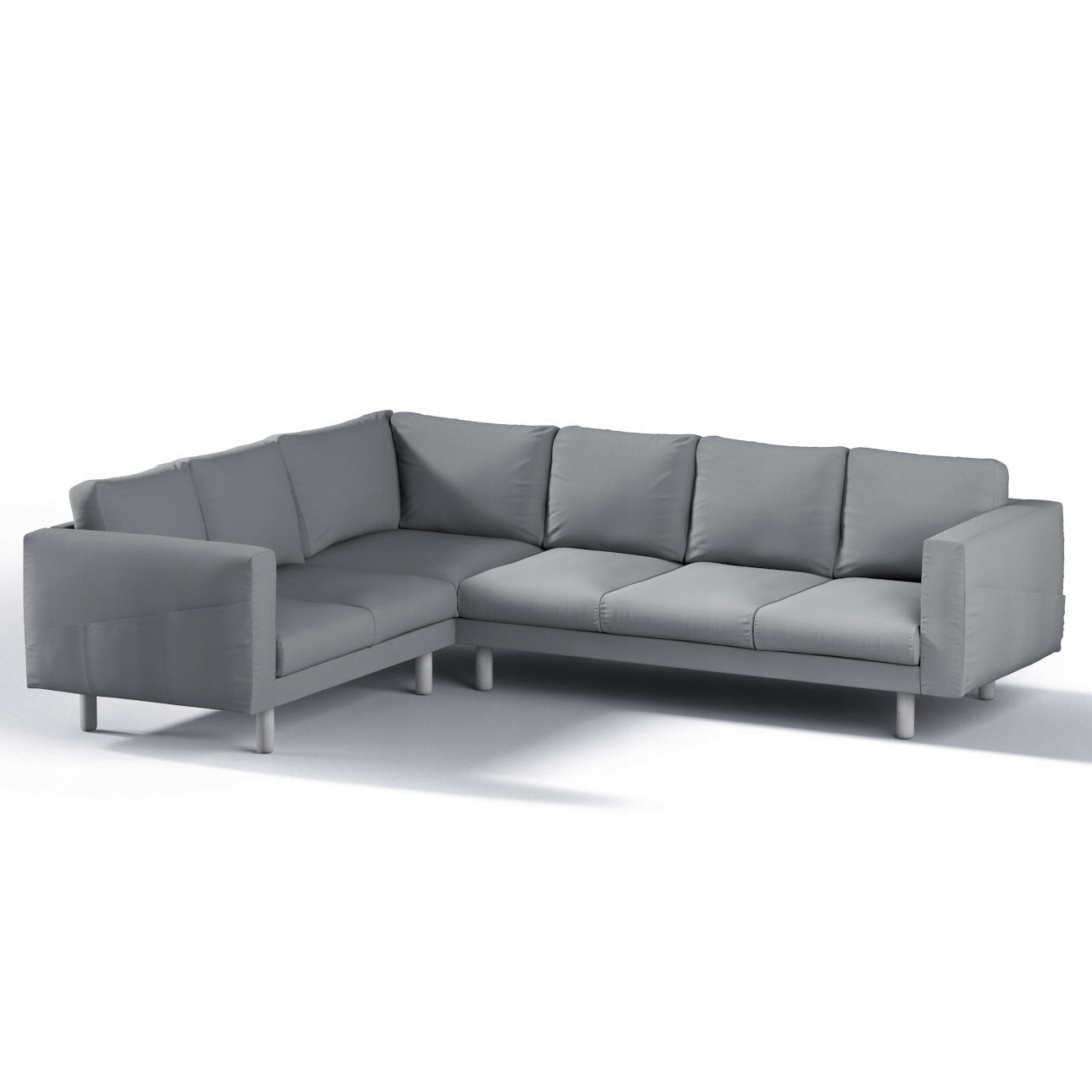 Dekoria potah na rohovou pohovku Norsborg pro 5 osob Ikea šedý