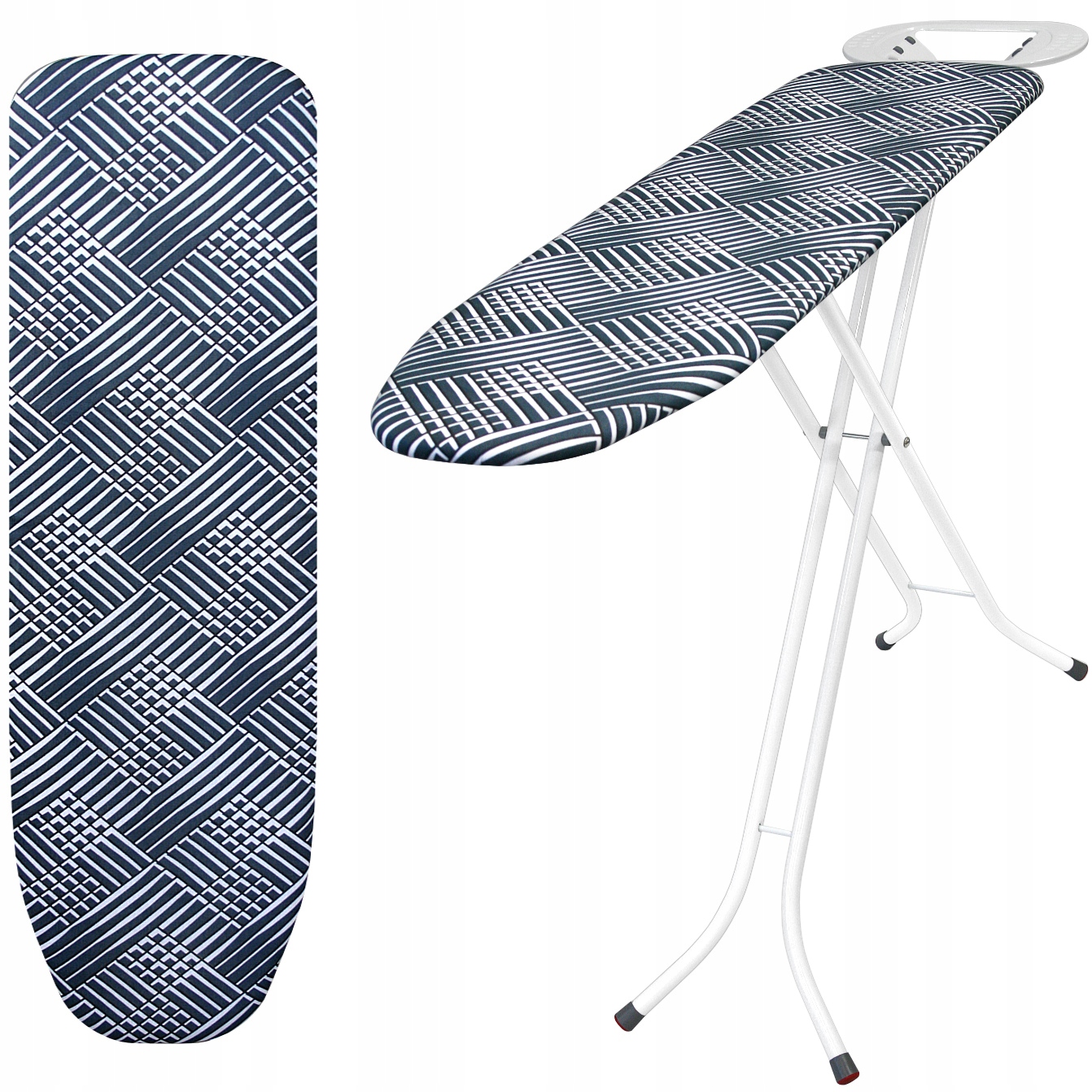 Deska do prasowania 110x30 lekka składana z uchwytem na żelazko regulowana