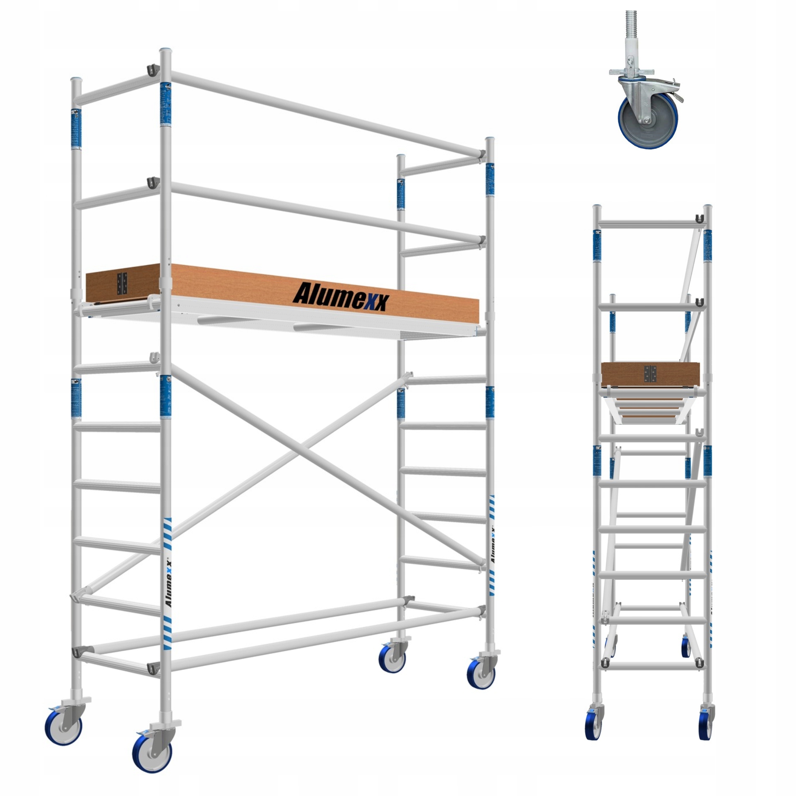 Rusztowanie jezdne Alumexx (0,90x1,90)wys.rob 4,2m