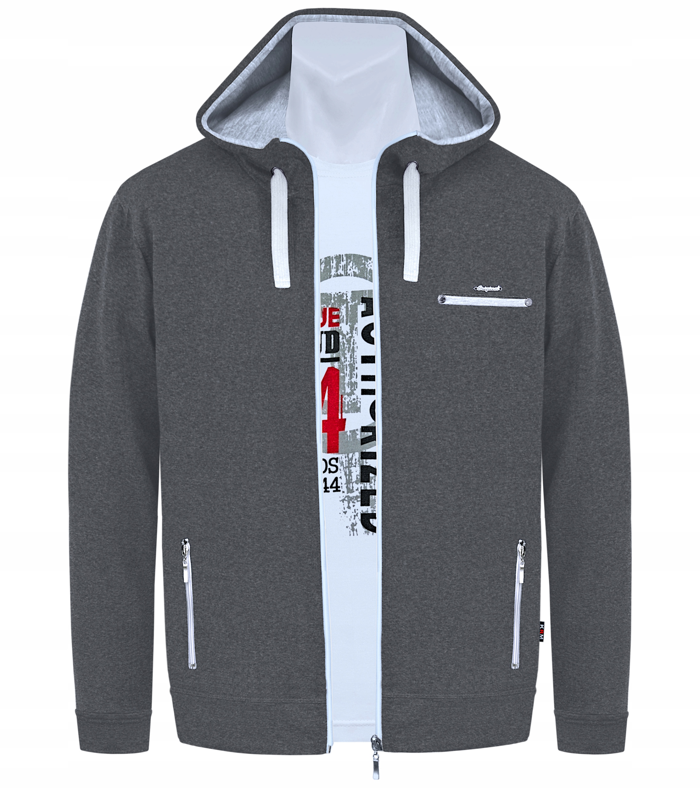 Cienka Bluza Sport Fr/k M-6XL Jakość 4XL sz