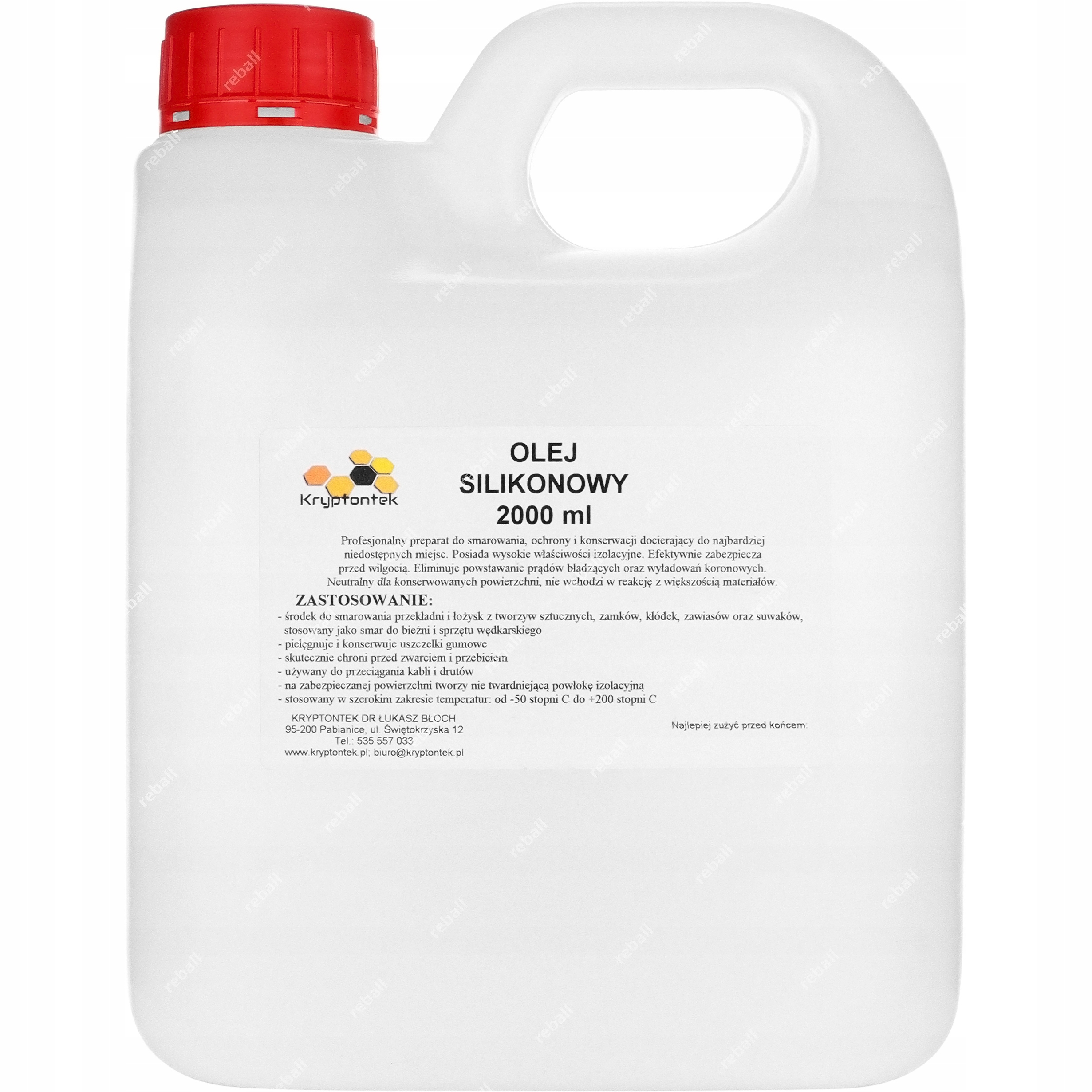 Silikónový Olej Prípravok Na Mazanie Ochrana Údržby 2L 2000 ml
