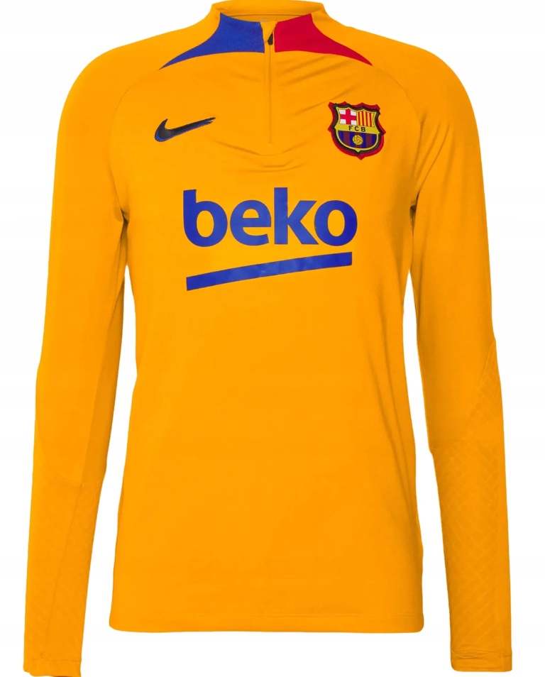 Damski Longsleeve Nike Fc Barcelona 1/4 Zamek Dri-Fit Slim DH7730-837 M